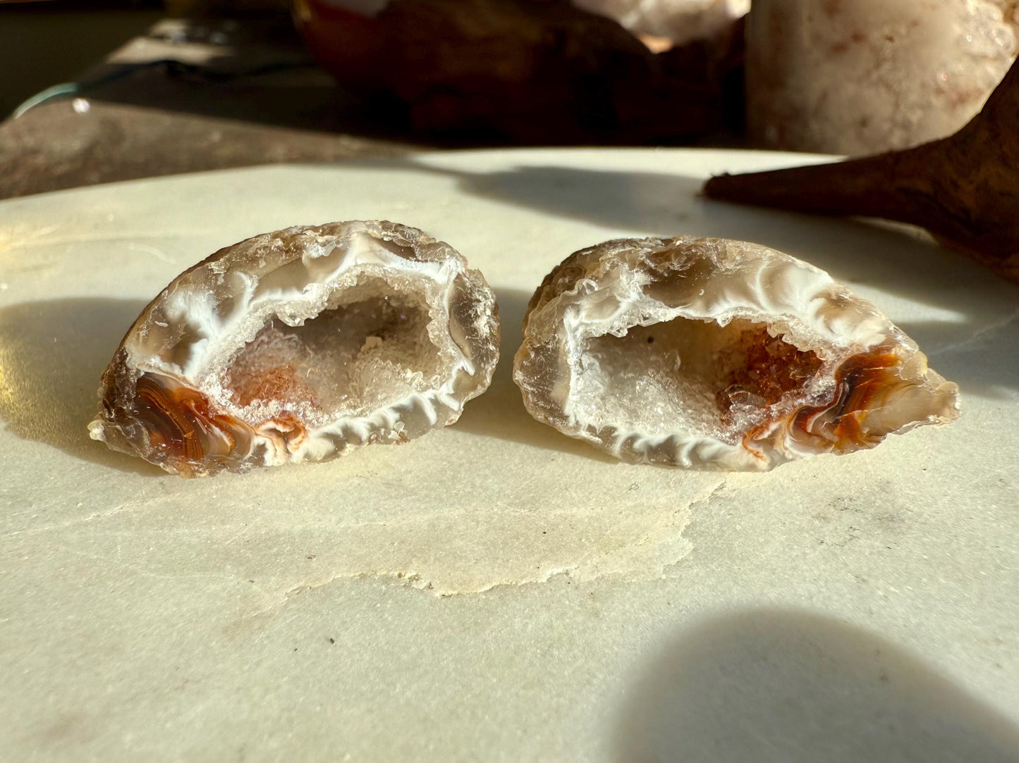 Mini Agate Geode || Druzy Crystal Geode || Mini Crystal || Gift for Crystal Lover