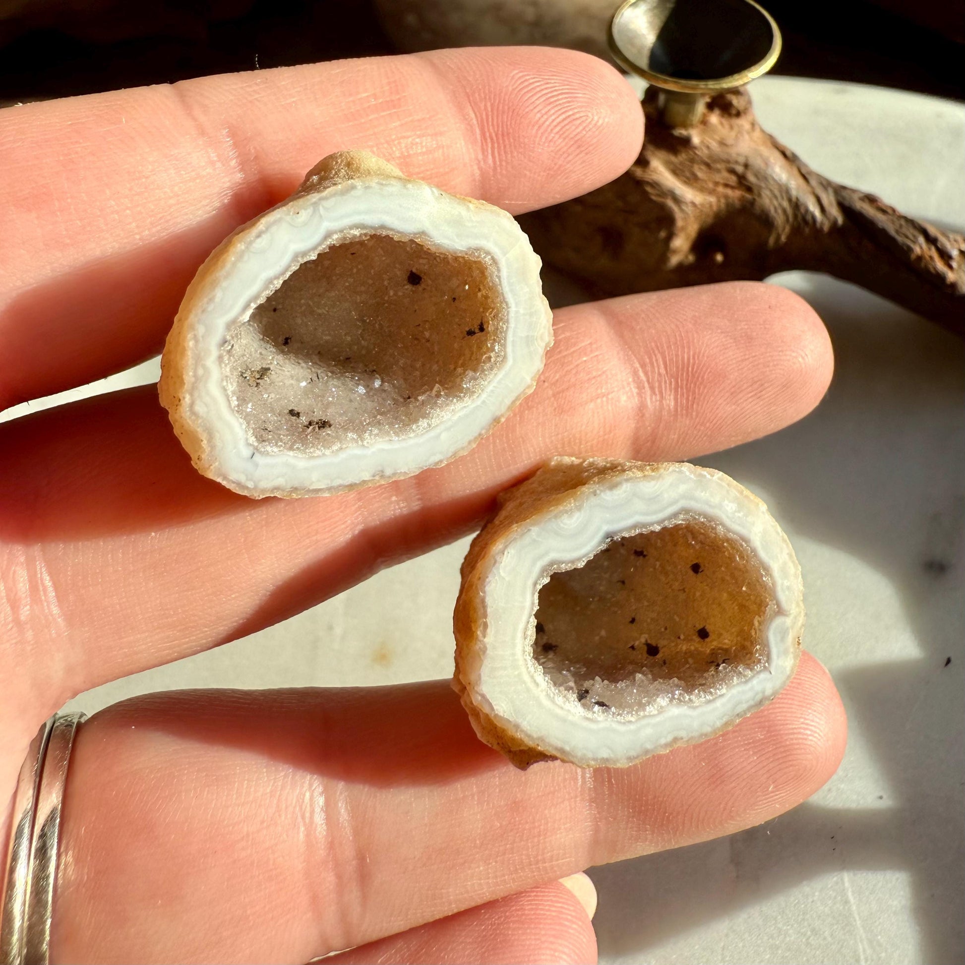 Mini Agate Geode || Druzy Crystal Geode || Mini Crystal || Gift for Crystal Lover