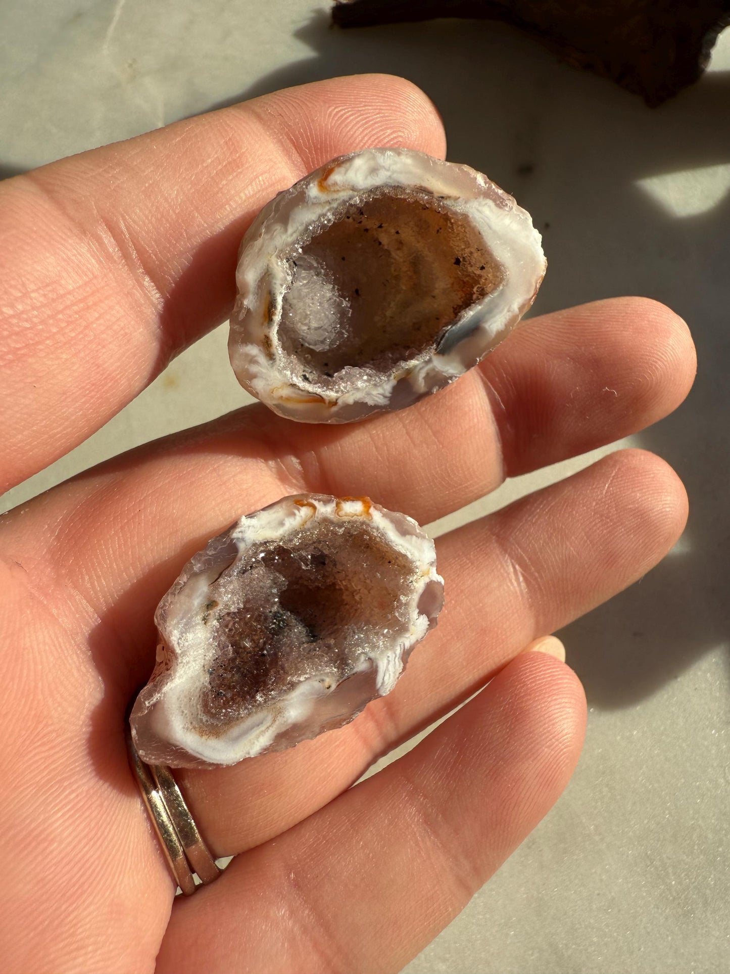 Mini Agate Geode || Druzy Crystal Geode || Mini Crystal || Gift for Crystal Lover