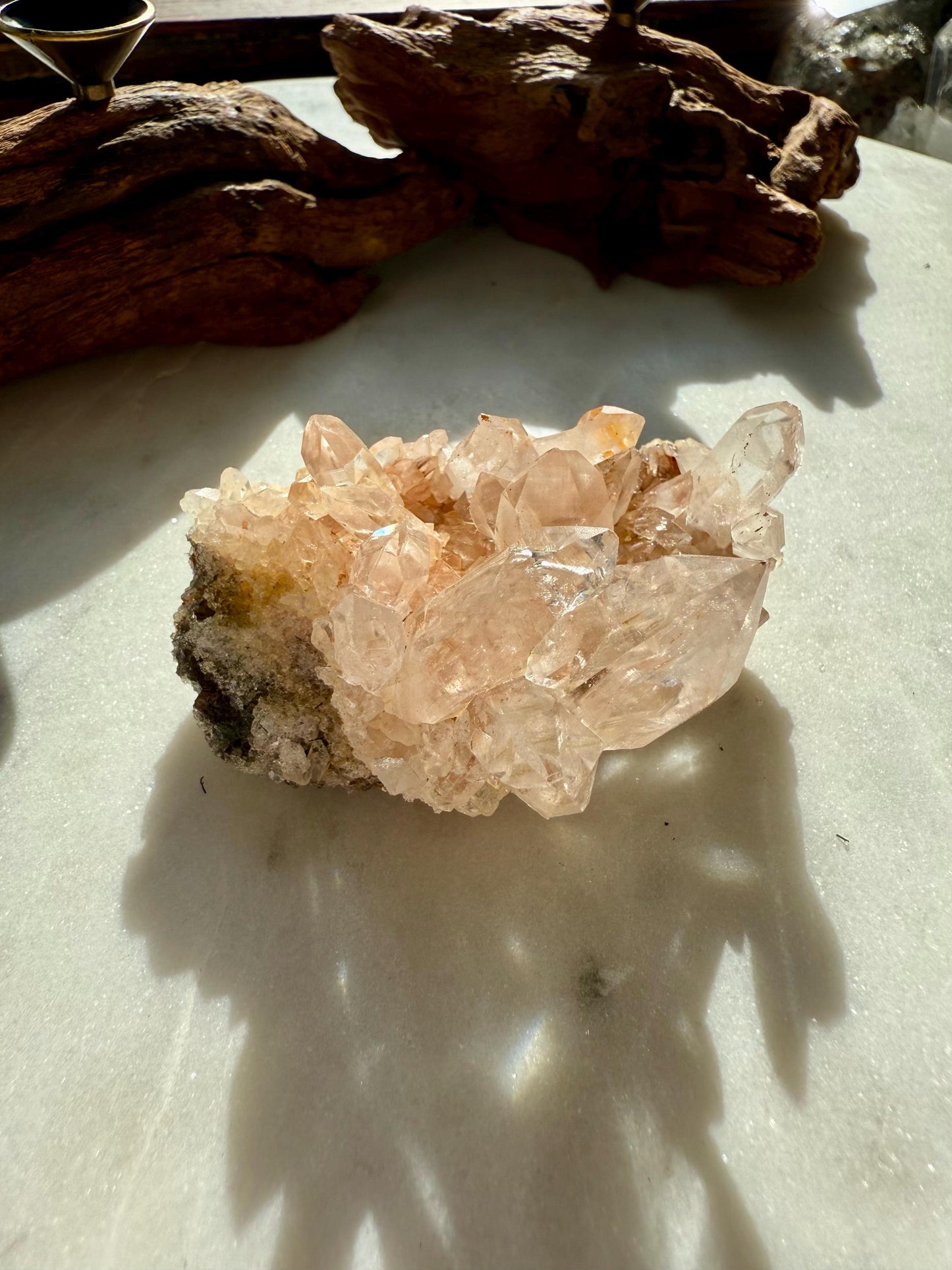 Rare Himalayan Quartz Cluster | Pink Himalayan Quartz | Samadhi Quartz | High Quality Himalayan Quartz | Rare Crystal | Raw Crystal Cluster