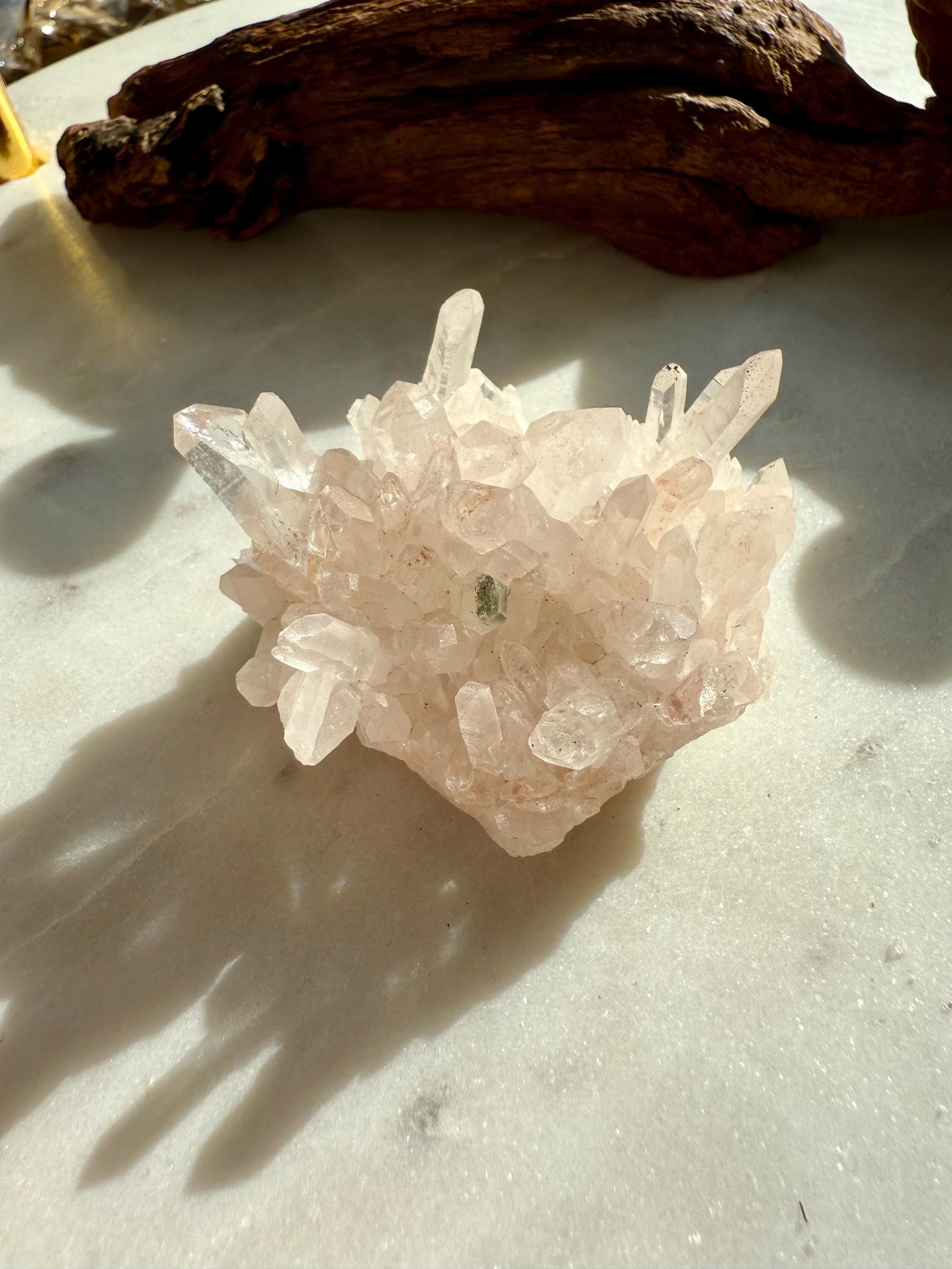 Rare Himalayan Quartz Cluster | Pink Himalayan Quartz | Samadhi Quartz | High Quality Himalayan Quartz | Rare Crystal | Raw Crystal Cluster