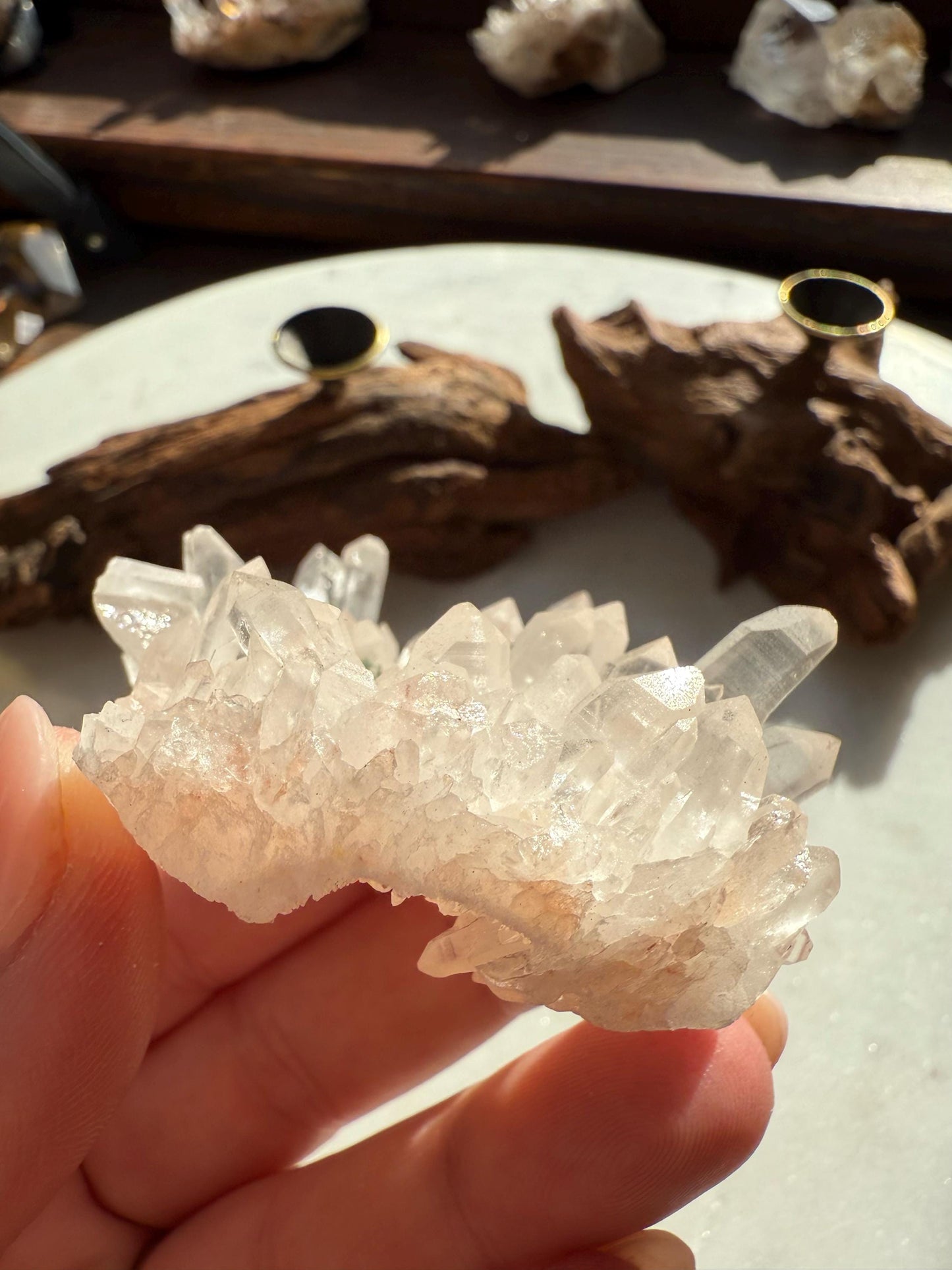 Rare Himalayan Quartz Cluster | Pink Himalayan Quartz | Samadhi Quartz | High Quality Himalayan Quartz | Rare Crystal | Raw Crystal Cluster