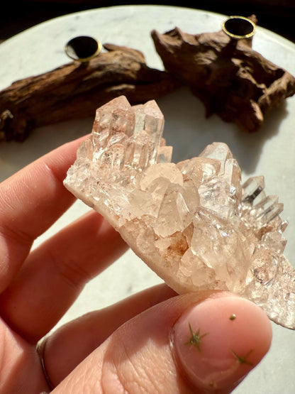 Rare Himalayan Quartz Cluster | Pink Himalayan Quartz | Samadhi Quartz | High Quality Himalayan Quartz | Rare Crystal | Raw Crystal Cluster