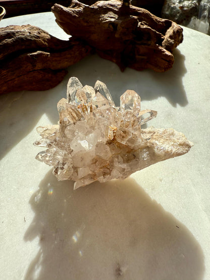 Rare Himalayan Quartz Cluster | Clear Himalayan Quartz | Samadhi Quartz | High Quality Himalayan Quartz | Rare Crystal | Raw Crystal Cluster