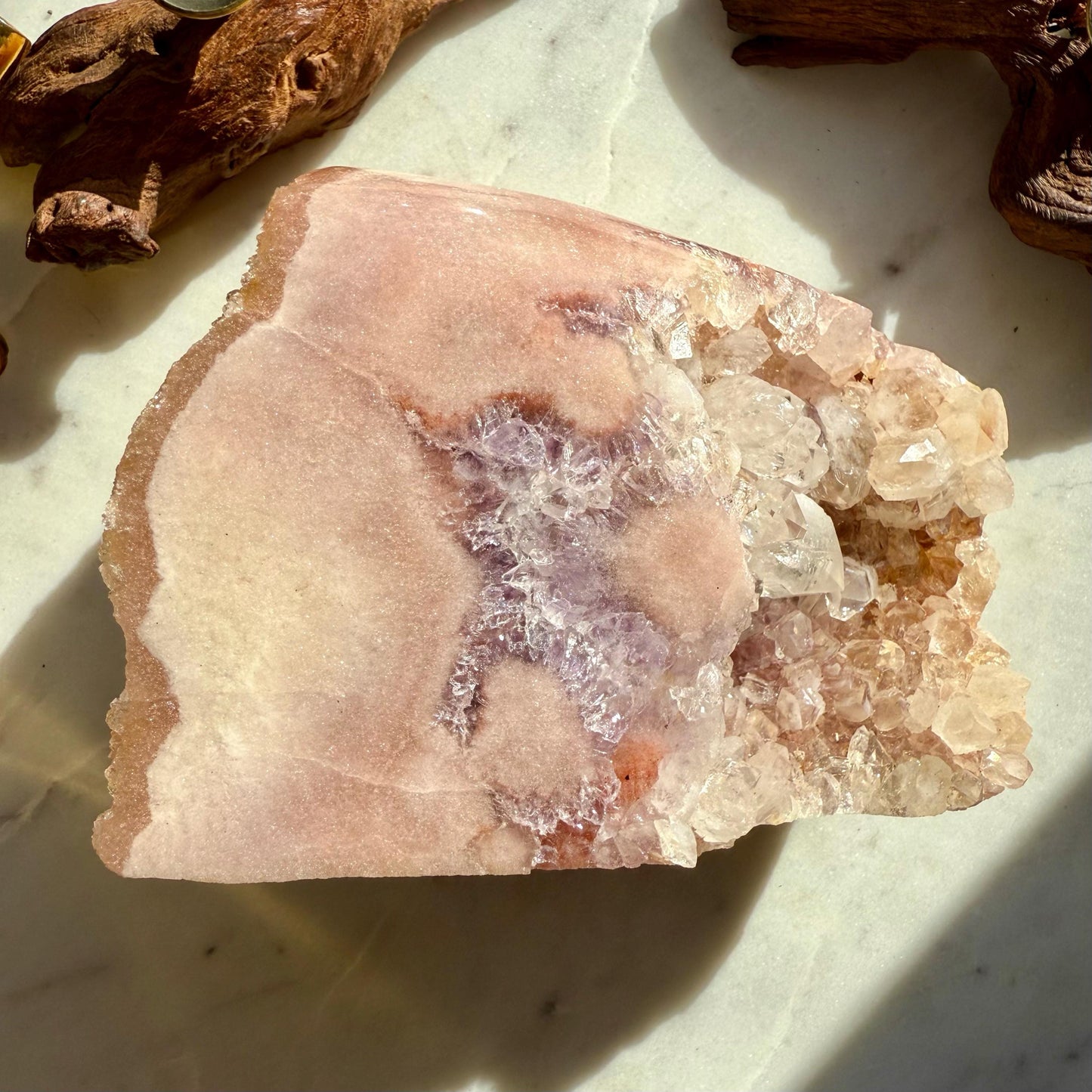 Pink Amethyst Freeform || Pink Amethyst Statement Piece || Crystal Freeform || Pink Crystal || Brazilian Pink Amethyst || Healing Crystal