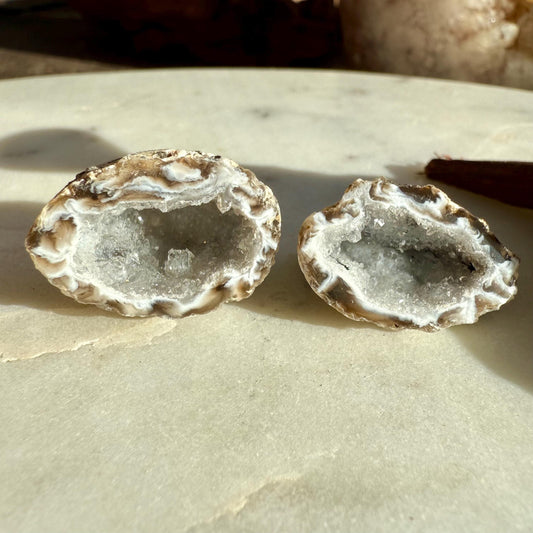 Mini Agate Geode || Druzy Crystal Geode || Mini Crystal || Gift for Crystal Lover