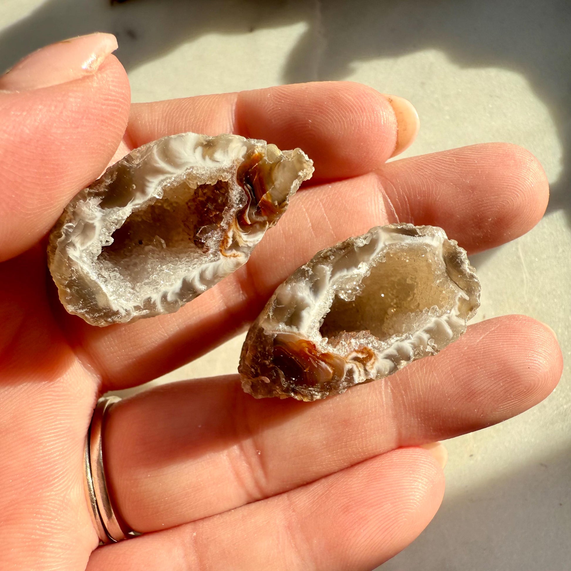 Mini Agate Geode || Druzy Crystal Geode || Mini Crystal || Gift for Crystal Lover