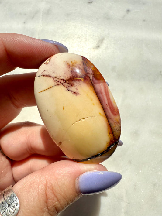 Mookaite Palm Stone || Mookaite Crystal Palm Stone || Gift for Crystal Lover || Grounding Crystal || Confidence Crystal || Crystal Gift