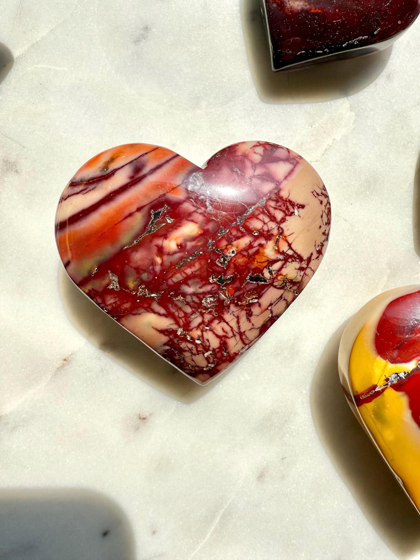 Mookaite Heart || Mookaite Crystal Heart || Gift for Crystal Lover || Grounding Crystal || Confidence Crystal || Crystal Gift