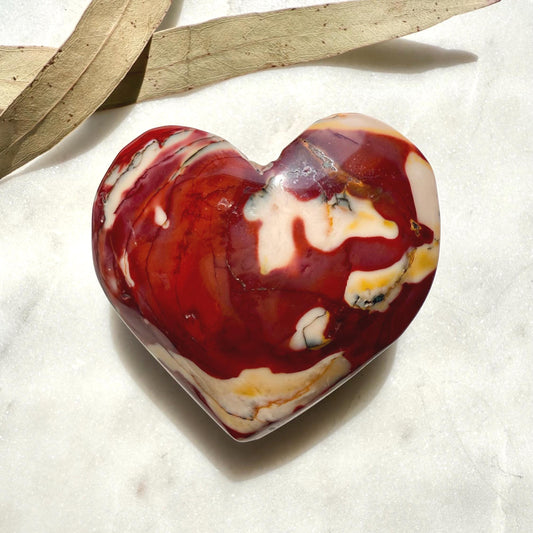 Mookaite Heart || Mookaite Crystal Heart || Gift for Crystal Lover || Grounding Crystal || Confidence Crystal || Crystal Gift