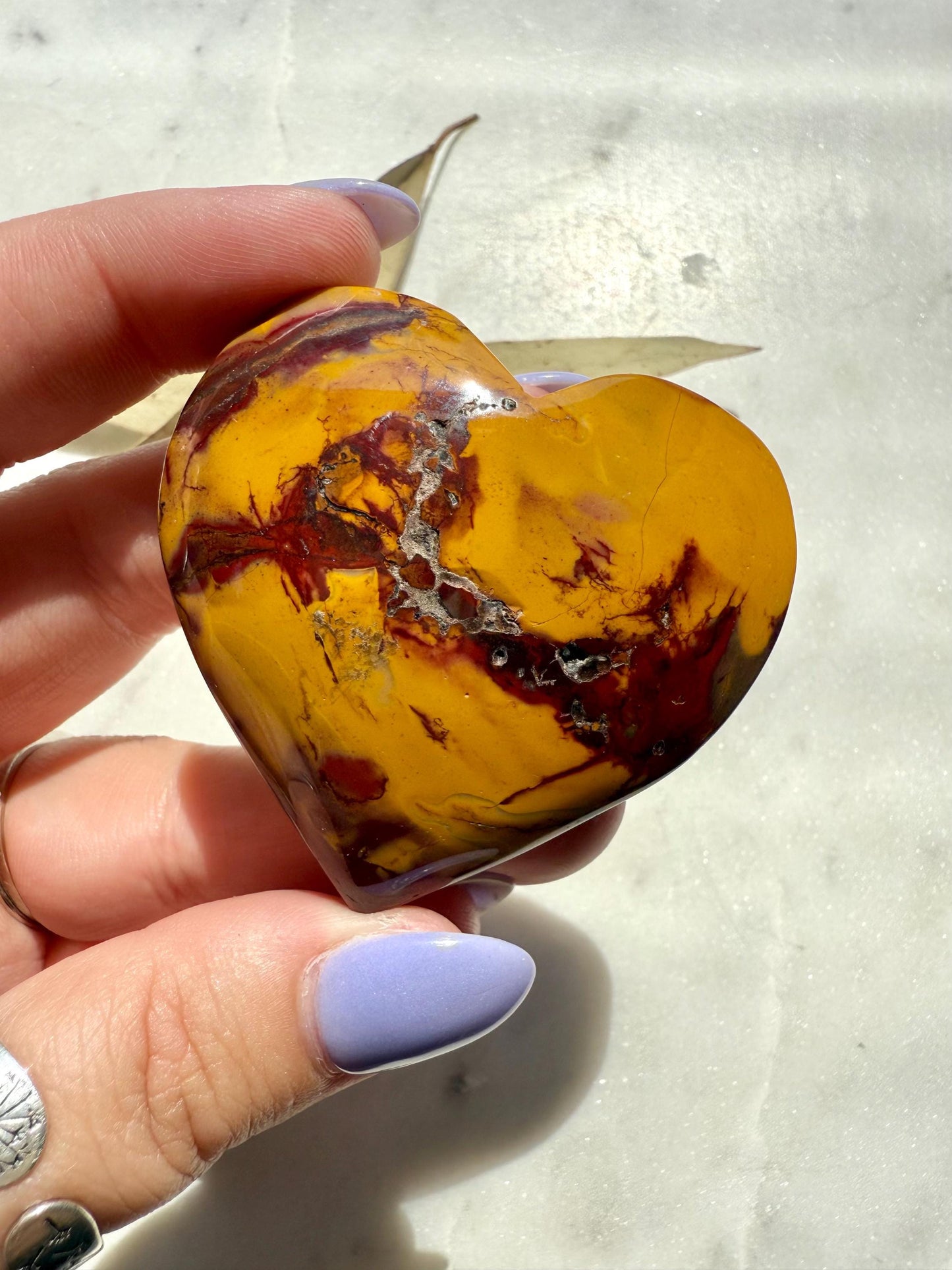 Mookaite Heart || Mookaite Crystal Heart || Gift for Crystal Lover || Grounding Crystal || Confidence Crystal || Crystal Gift