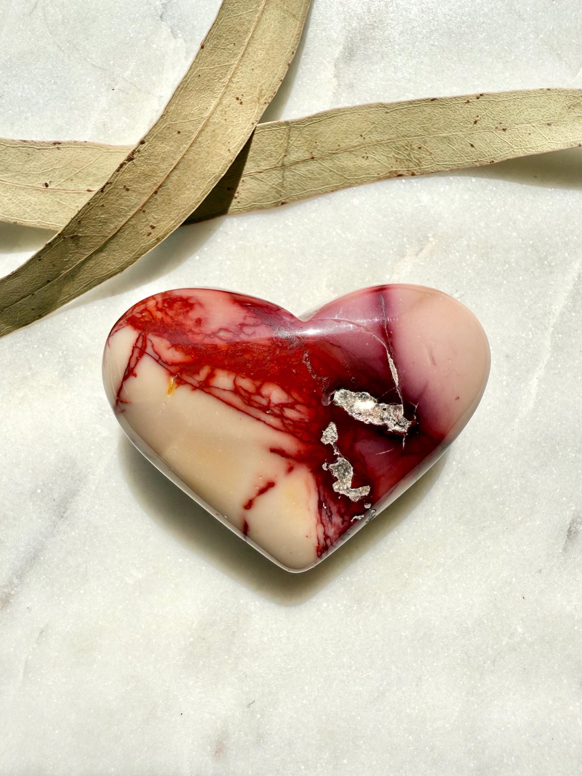 Mookaite Heart || Mookaite Crystal Heart || Gift for Crystal Lover || Grounding Crystal || Confidence Crystal || Crystal Gift