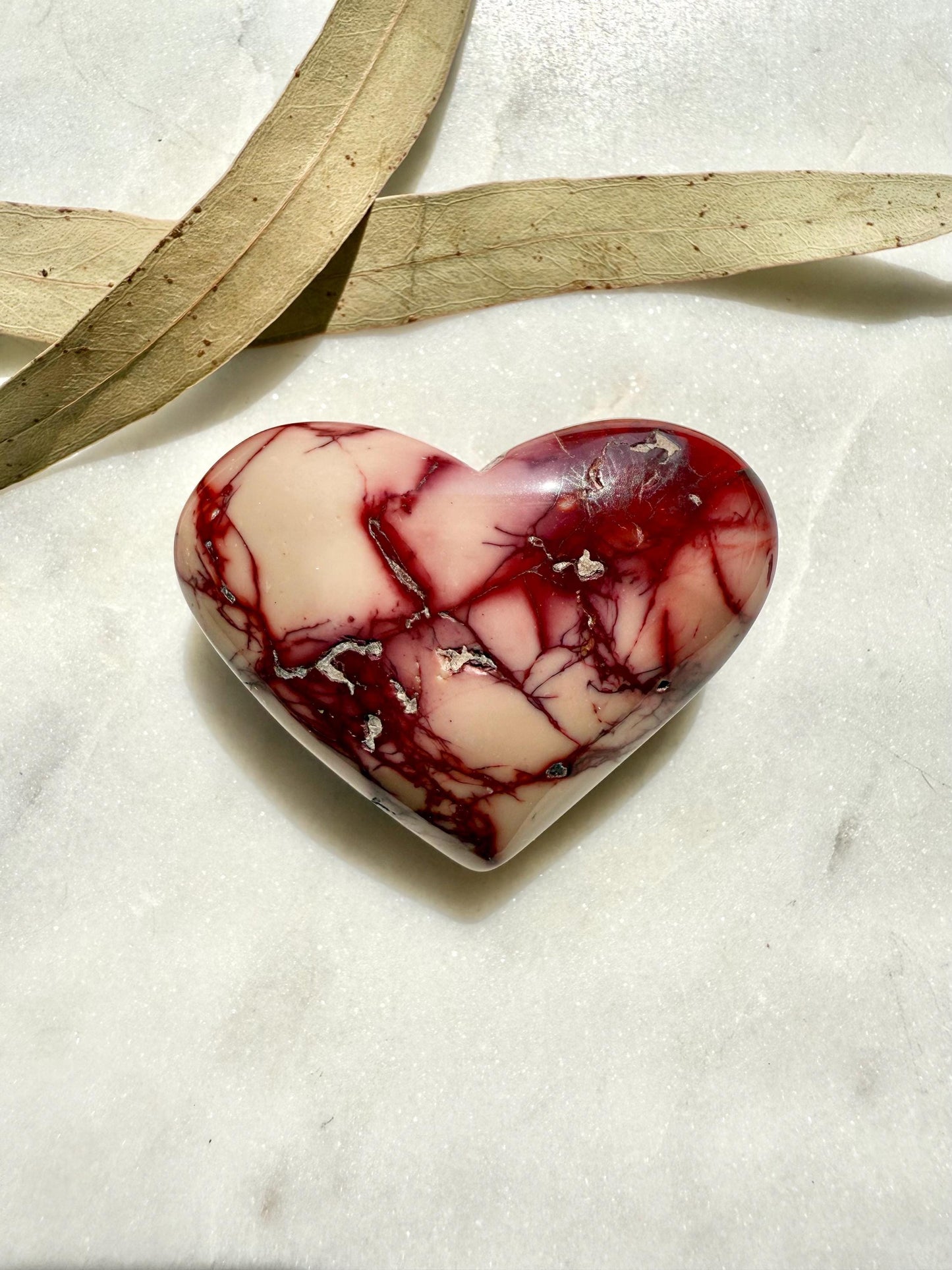 Mookaite Heart || Mookaite Crystal Heart || Gift for Crystal Lover || Grounding Crystal || Confidence Crystal || Crystal Gift