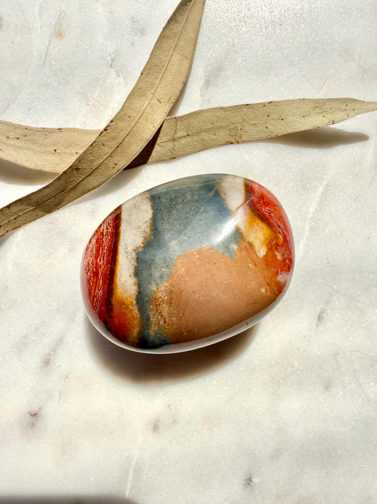 Polychrome Jasper Palm Stone || Polychrome Jasper Crystal Palm Stone || Gift for Crystal Lover || Desert Jasper Palm Stone || Crystal Gift