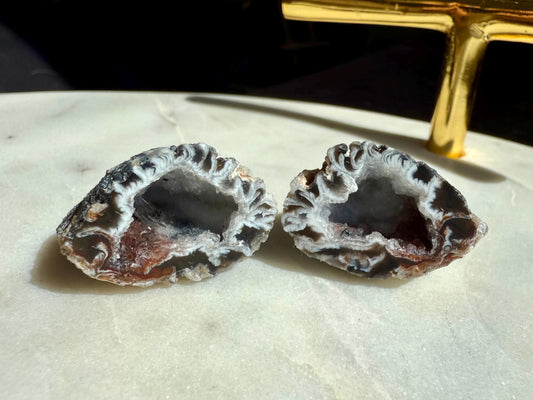Mini Agate Geode || Druzy Crystal Geode || Mini Crystal || Gift for Crystal Lover