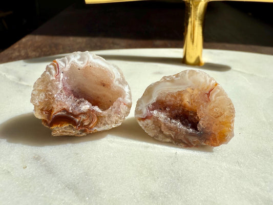 Mini Agate Geode || Druzy Crystal Geode || Mini Crystal || Gift for Crystal Lover