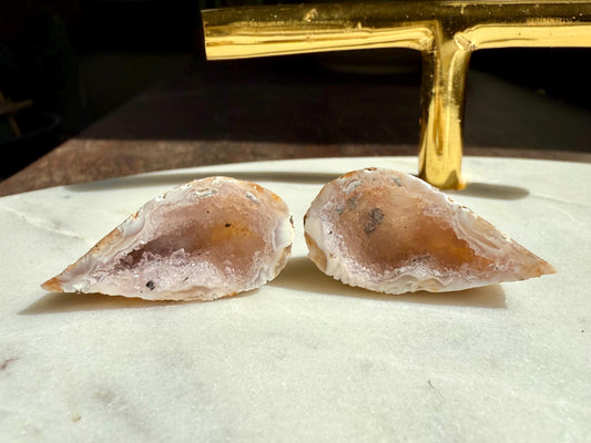 Mini Agate Geode || Druzy Crystal Geode || Mini Crystal || Gift for Crystal Lover