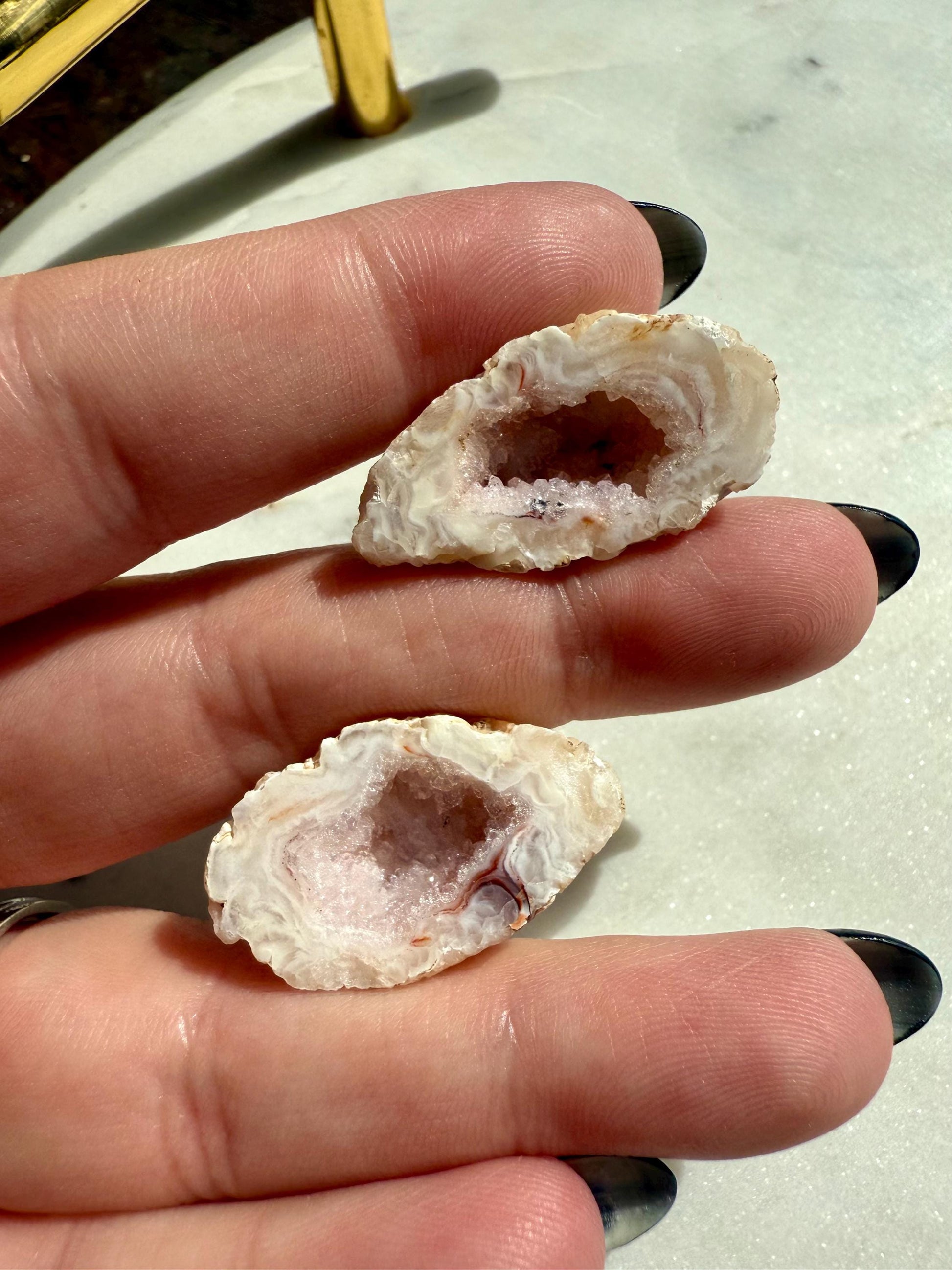 Mini Agate Geode || Druzy Crystal Geode || Mini Crystal || Gift for Crystal Lover