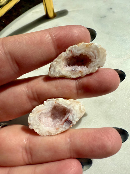 Mini Agate Geode || Druzy Crystal Geode || Mini Crystal || Gift for Crystal Lover