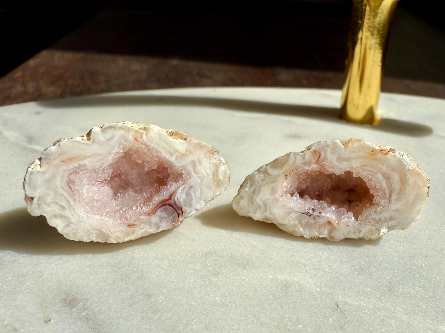 Mini Agate Geode || Druzy Crystal Geode || Mini Crystal || Gift for Crystal Lover