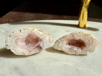 Mini Agate Geode || Druzy Crystal Geode || Mini Crystal || Gift for Crystal Lover