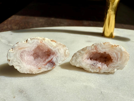 Mini Agate Geode || Druzy Crystal Geode || Mini Crystal || Gift for Crystal Lover