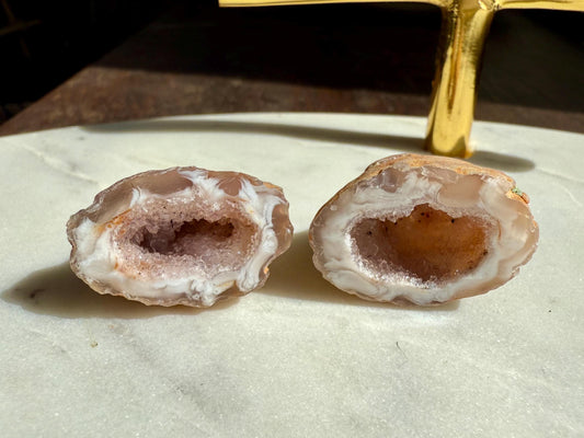 Mini Agate Geode || Druzy Crystal Geode || Mini Crystal || Gift for Crystal Lover