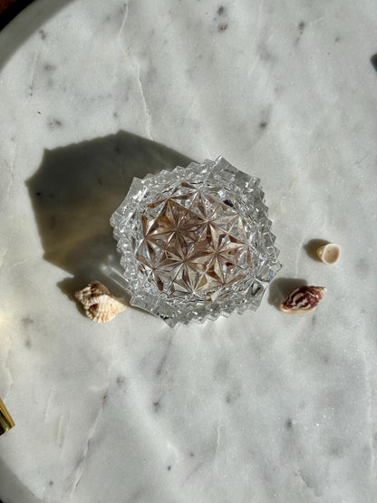 Vintage Altar Dish || Crystal Altar Dish || Vintage Crystal Dish || Altar Offering Dish || Vintage Ritual Dish || Altar Dish || Trinket Dish