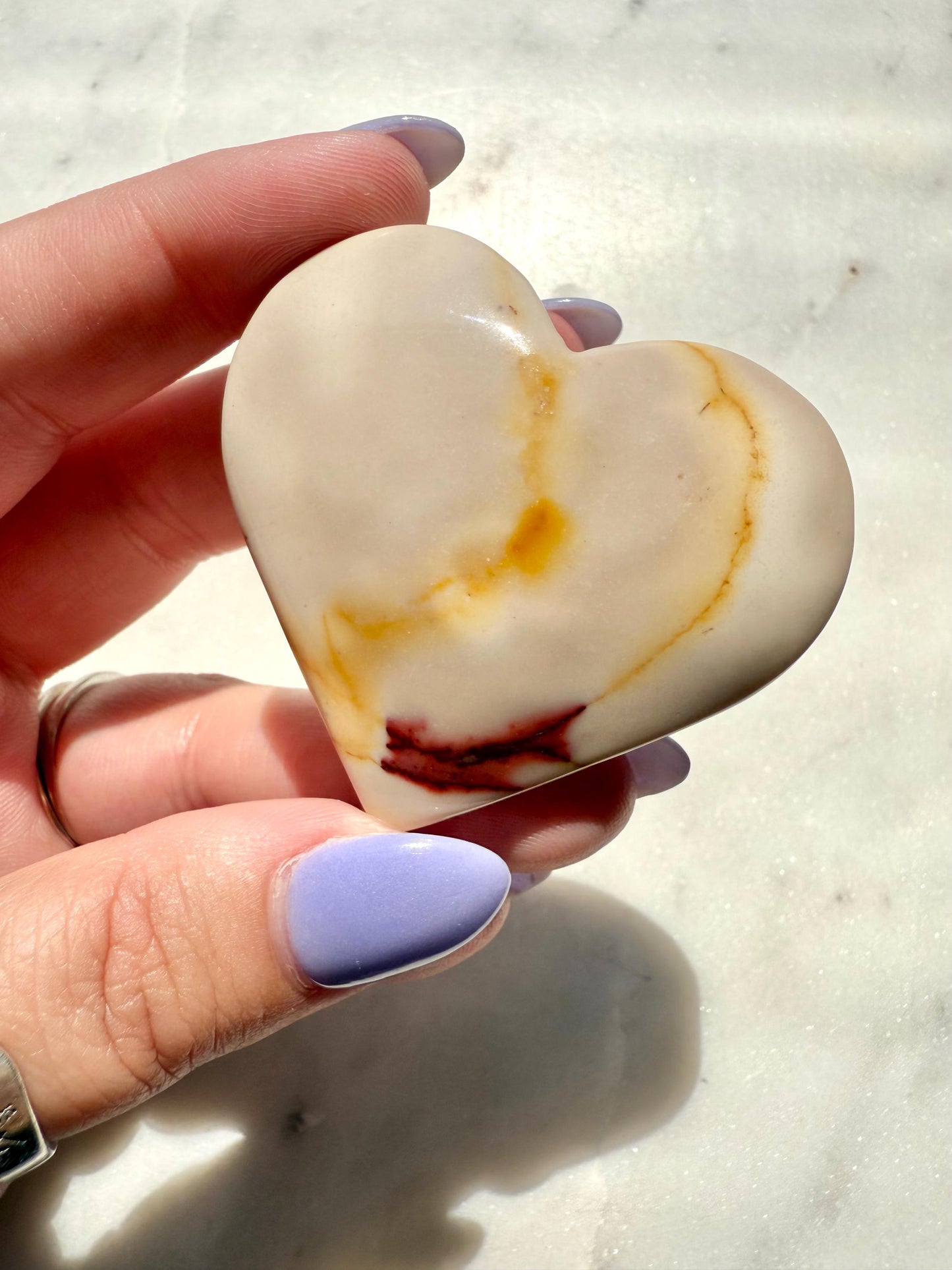 Mookaite Heart || Mookaite Crystal Heart || Gift for Crystal Lover || Grounding Crystal || Confidence Crystal || Crystal Gift