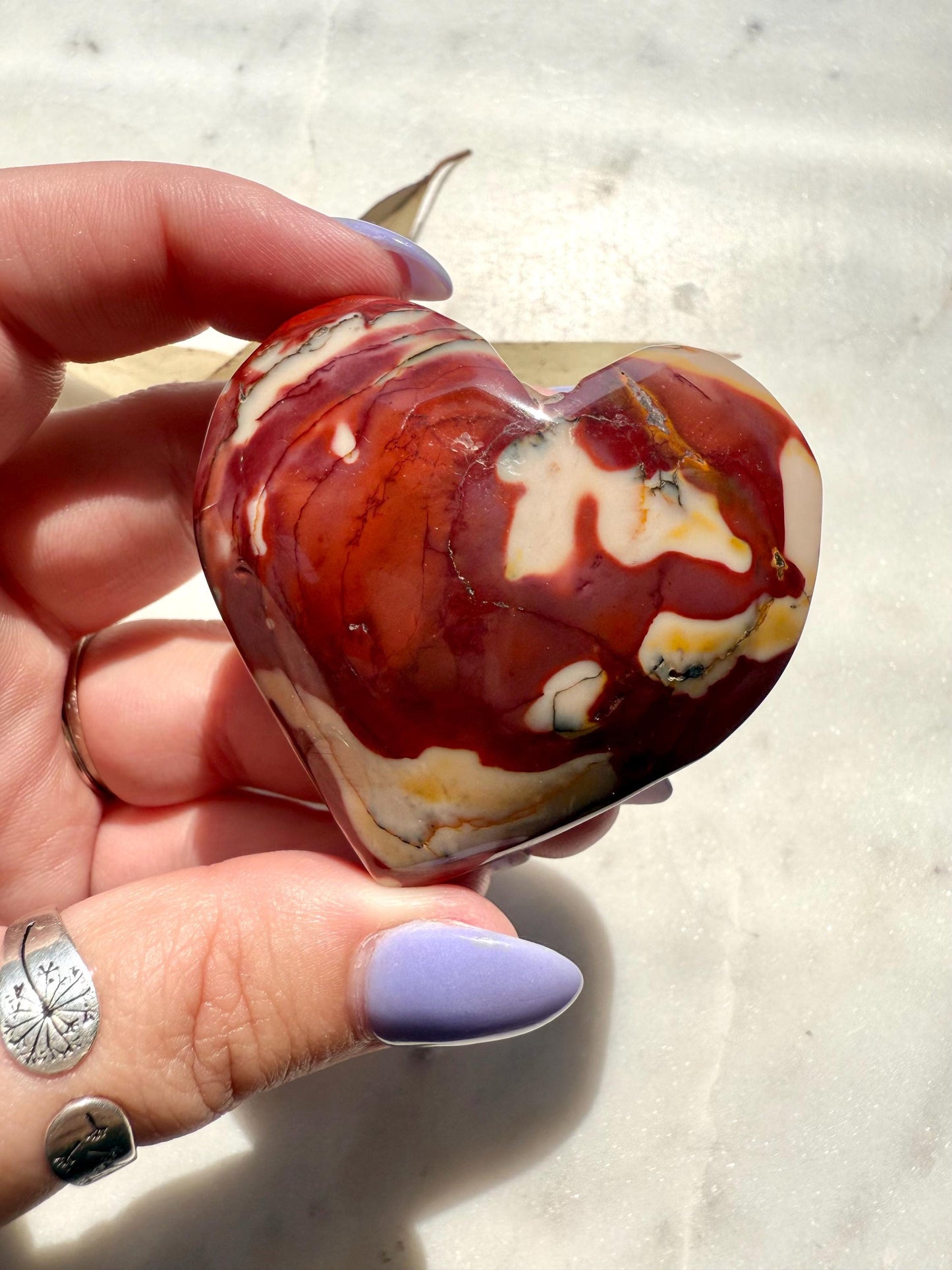 Mookaite Heart || Mookaite Crystal Heart || Gift for Crystal Lover || Grounding Crystal || Confidence Crystal || Crystal Gift
