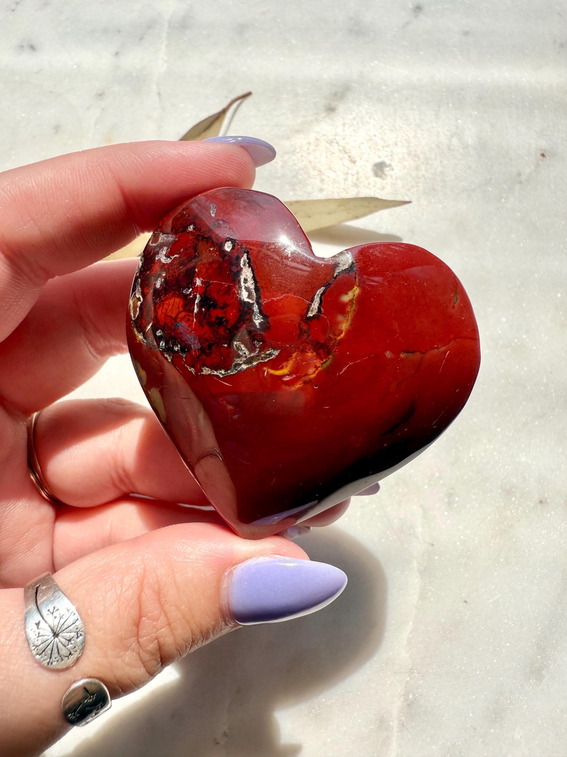 Mookaite Heart || Mookaite Crystal Heart || Gift for Crystal Lover || Grounding Crystal || Confidence Crystal || Crystal Gift