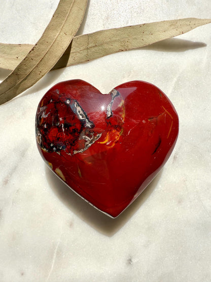 Mookaite Heart || Mookaite Crystal Heart || Gift for Crystal Lover || Grounding Crystal || Confidence Crystal || Crystal Gift