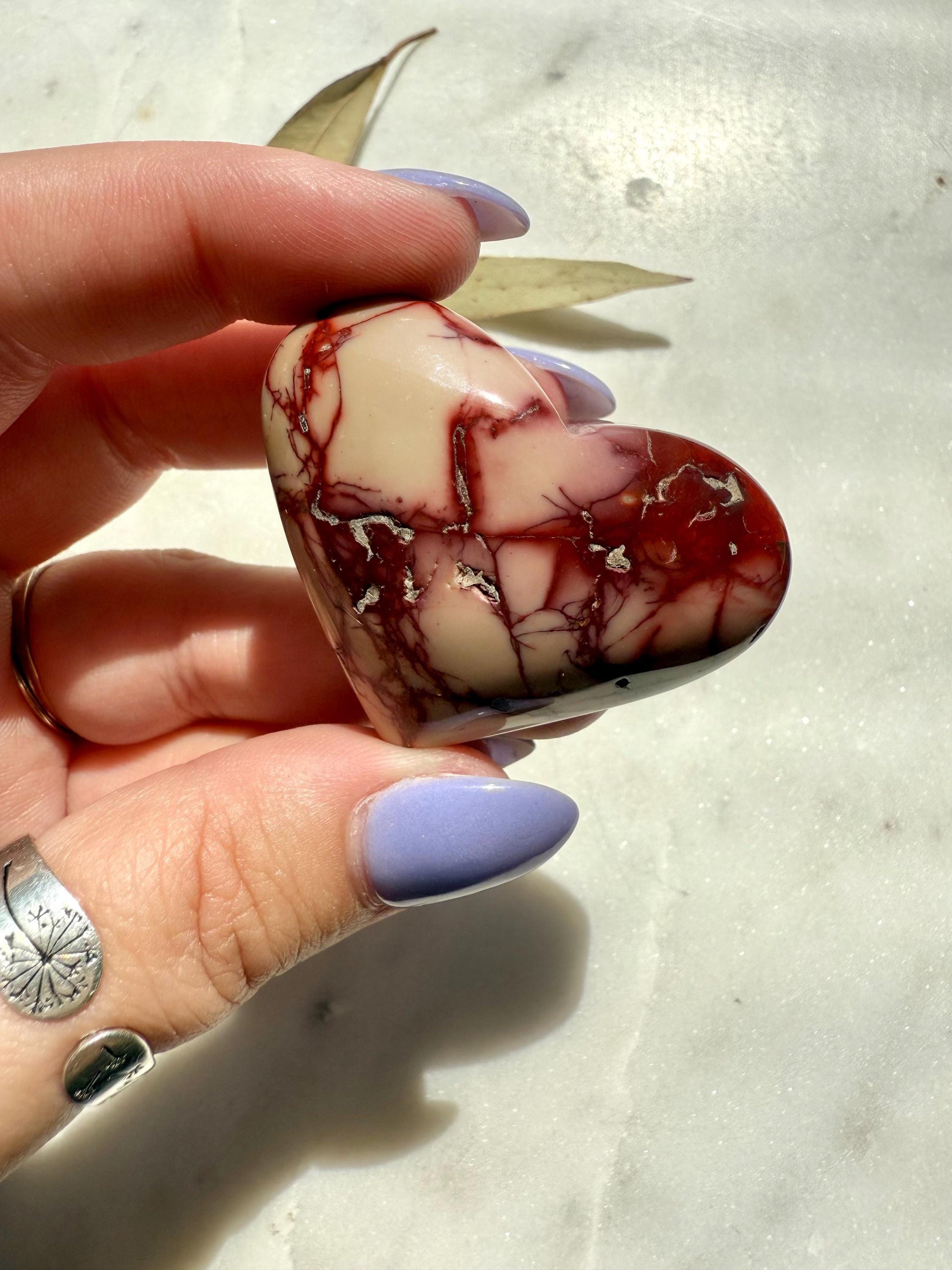 Mookaite Heart || Mookaite Crystal Heart || Gift for Crystal Lover || Grounding Crystal || Confidence Crystal || Crystal Gift