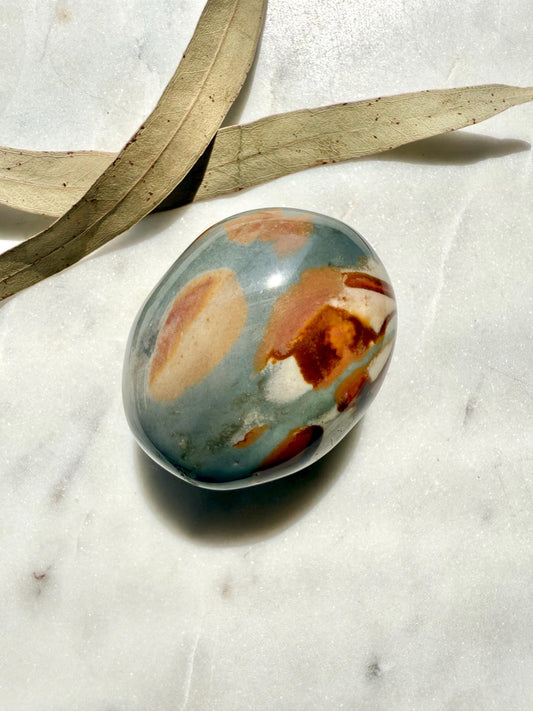 Polychrome Jasper Palm Stone || Polychrome Jasper Crystal Palm Stone || Gift for Crystal Lover || Desert Jasper Palm Stone || Crystal Gift