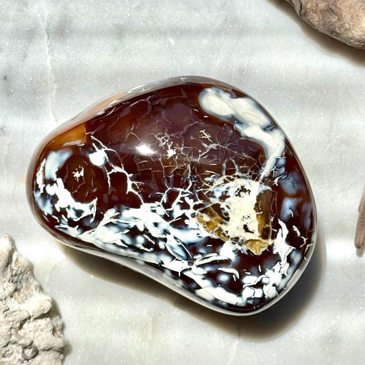 Carnelian Orca Agate Freeform || Carnelian Orca Agate || Gift for Crystal Lover || Orca Agate Freeform || Crystal Freeform || Crystal Gift