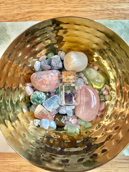 Moonlit Garden Crystal Scoop [1 Scoop] | Crystal Scoops | Crystal Confetti | Gift for Crystal Lover | Unique Gift | Crystal Tumbles