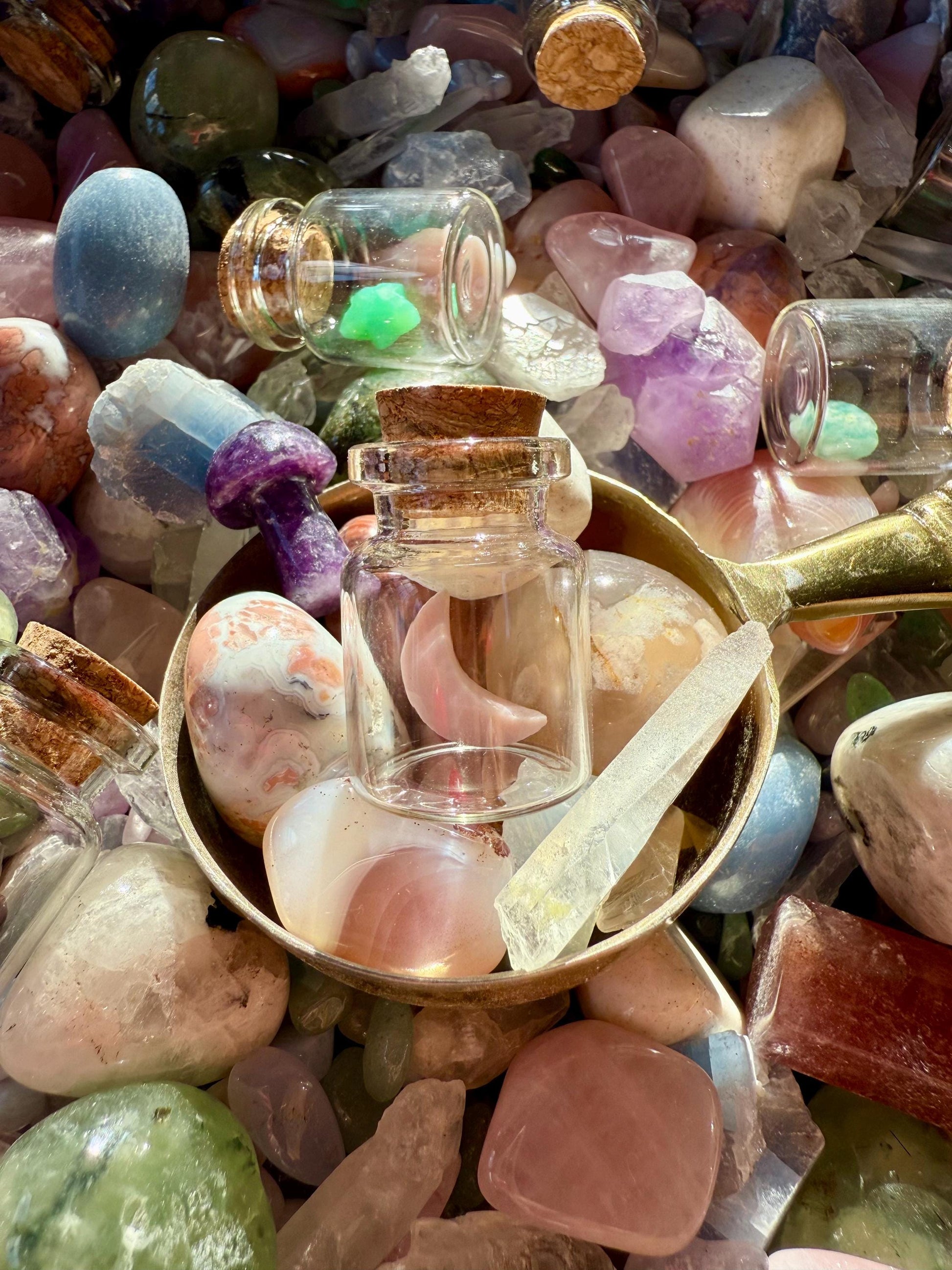 Moonlit Garden Crystal Scoop [1 Scoop] | Crystal Scoops | Crystal Confetti | Gift for Crystal Lover | Unique Gift | Crystal Tumbles
