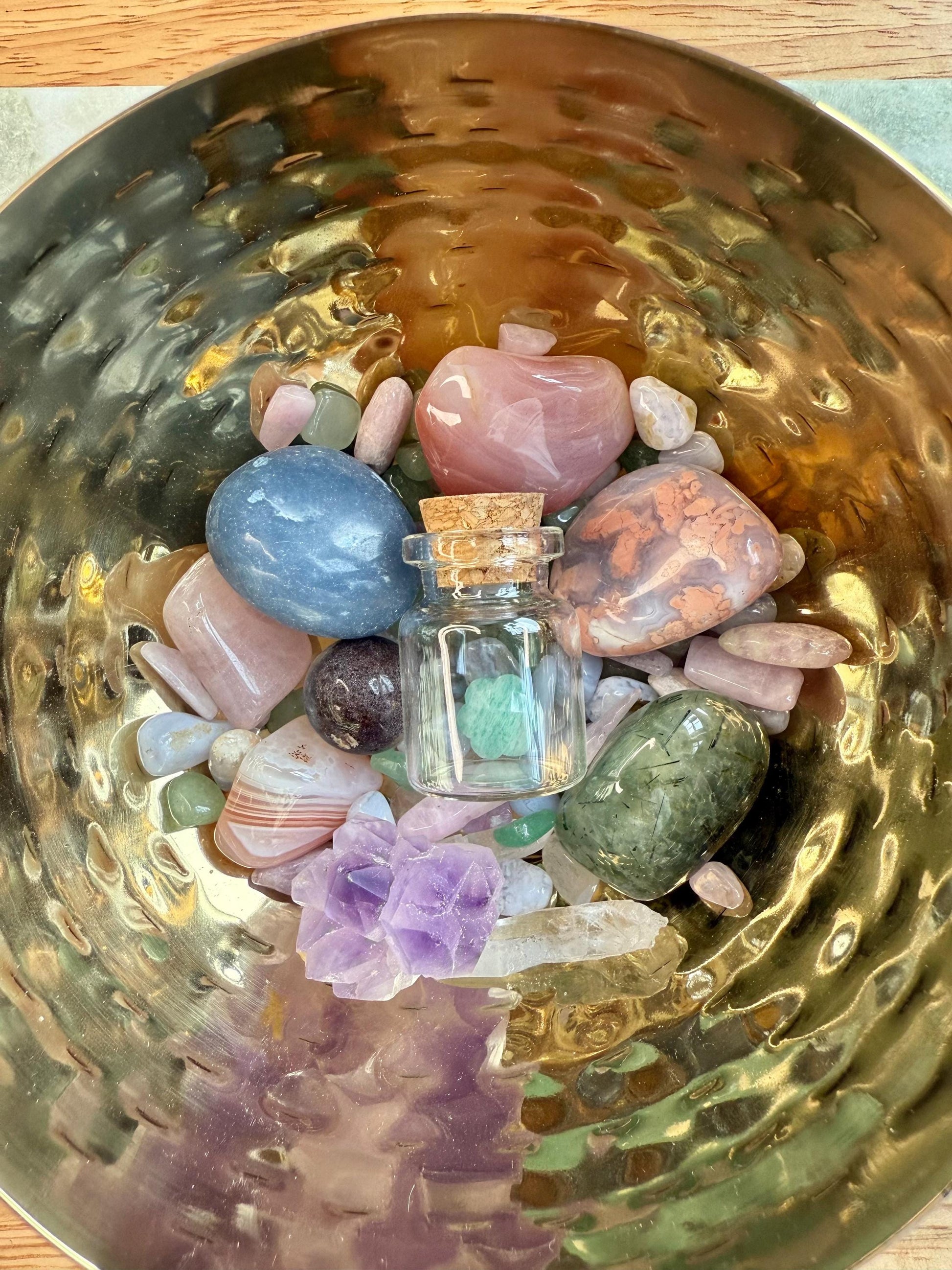 Moonlit Garden Crystal Scoop [1 Scoop] | Crystal Scoops | Crystal Confetti | Gift for Crystal Lover | Unique Gift | Crystal Tumbles