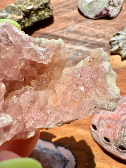 Pink Amethyst Cluster || Pink Amethyst Geode || Pink Amethyst || Raw Crystal Cluster || Crystal Geode || Pink Crystal || Crystal Lover Gift