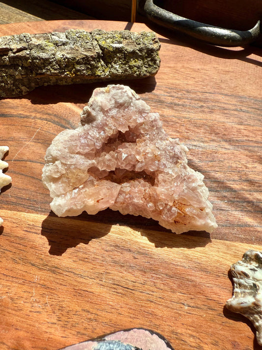 Pink Amethyst Cluster || Pink Amethyst Geode || Pink Amethyst || Raw Crystal Cluster || Crystal Geode || Pink Crystal || Crystal Lover Gift