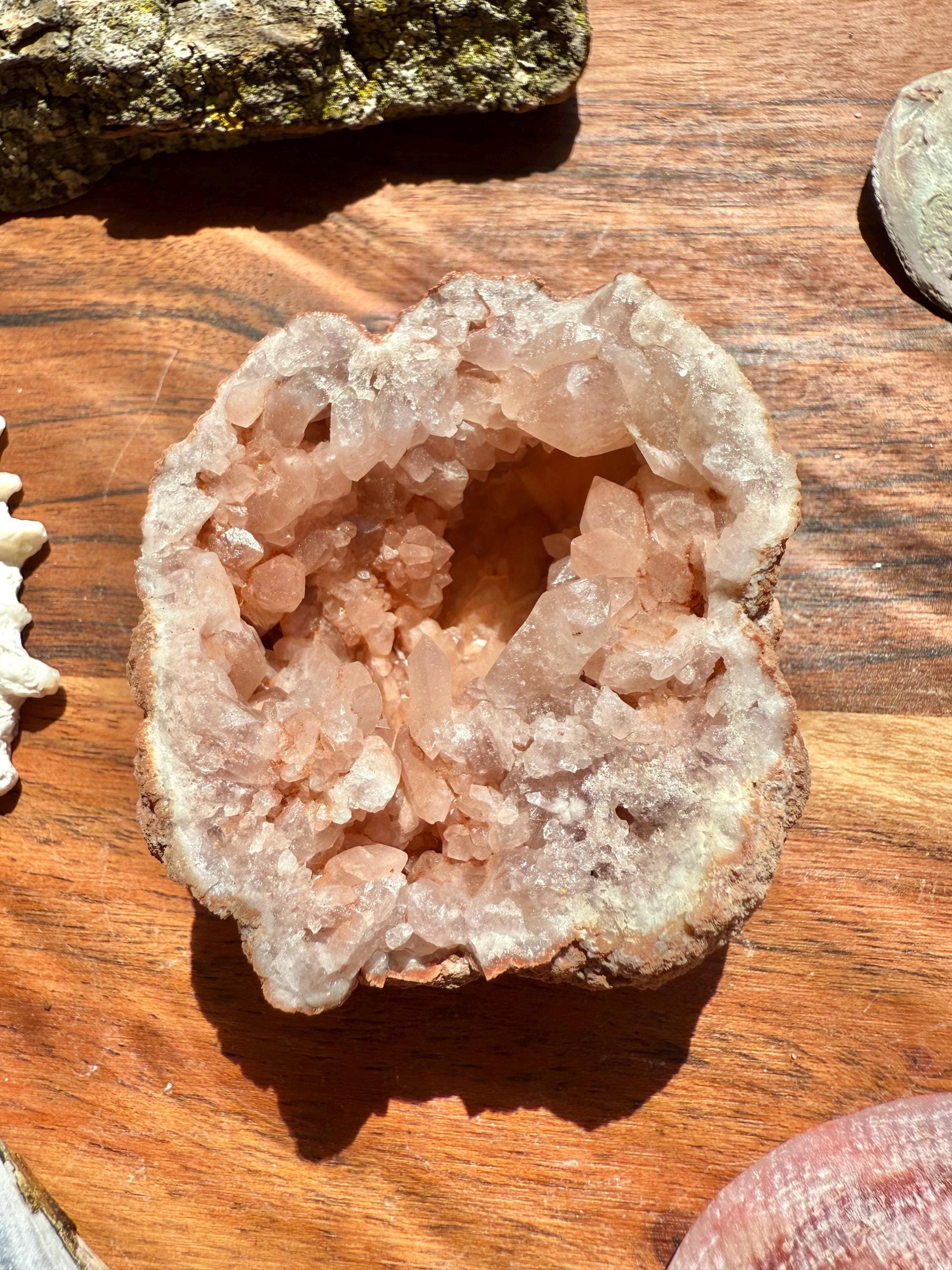Pink Amethyst Cluster || Pink Amethyst Geode || Pink Amethyst || Raw Crystal Cluster || Crystal Geode || Pink Crystal || Crystal Lover Gift
