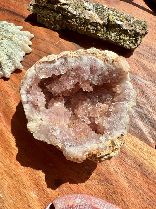 Pink Amethyst Cluster || Pink Amethyst Geode || Pink Amethyst || Raw Crystal Cluster || Crystal Geode || Pink Crystal || Crystal Lover Gift