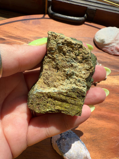 High Quality Epidote and Quartz Free Form || Epidote and Quartz || Forest Fairy Quartz || Raw Crystal || Sparkly Crystal