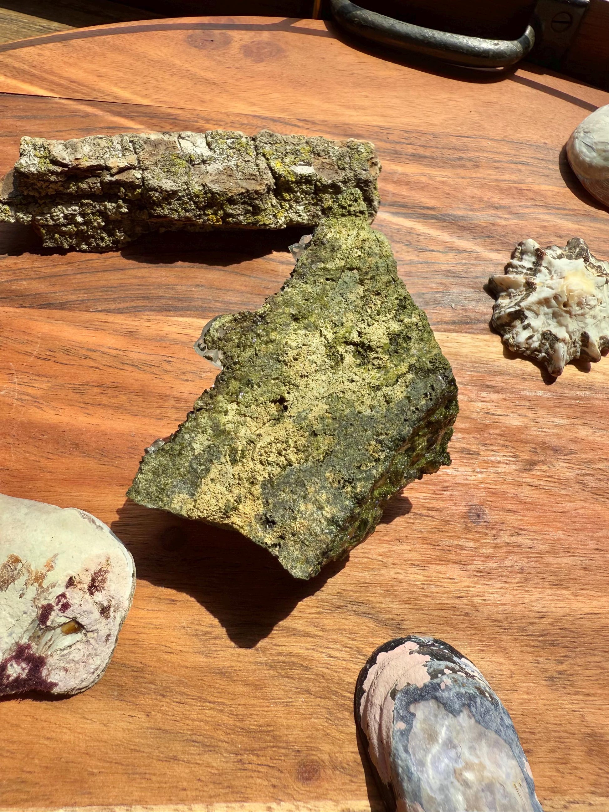 High Quality Epidote and Quartz Free Form || Epidote and Quartz || Forest Fairy Quartz || Raw Crystal || Sparkly Crystal