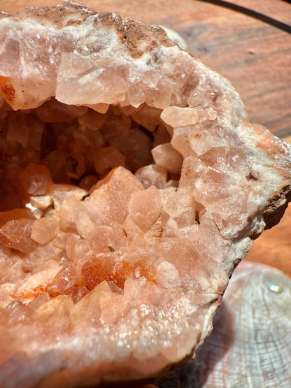 Pink Amethyst Cluster || Pink Amethyst Geode || Pink Amethyst || Raw Crystal Cluster || Crystal Geode || Pink Crystal || Crystal Lover Gift