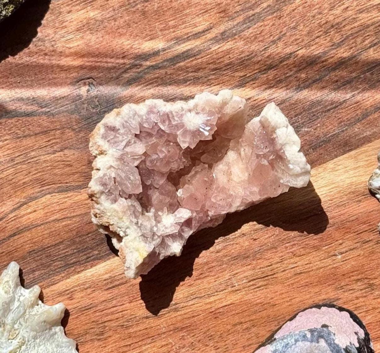 Pink Amethyst Cluster || Pink Amethyst Geode || Pink Amethyst || Raw Crystal Cluster || Crystal Geode || Pink Crystal || Crystal Lover Gift