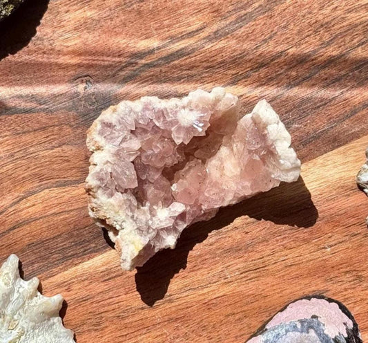 Pink Amethyst Cluster || Pink Amethyst Geode || Pink Amethyst || Raw Crystal Cluster || Crystal Geode || Pink Crystal || Crystal Lover Gift