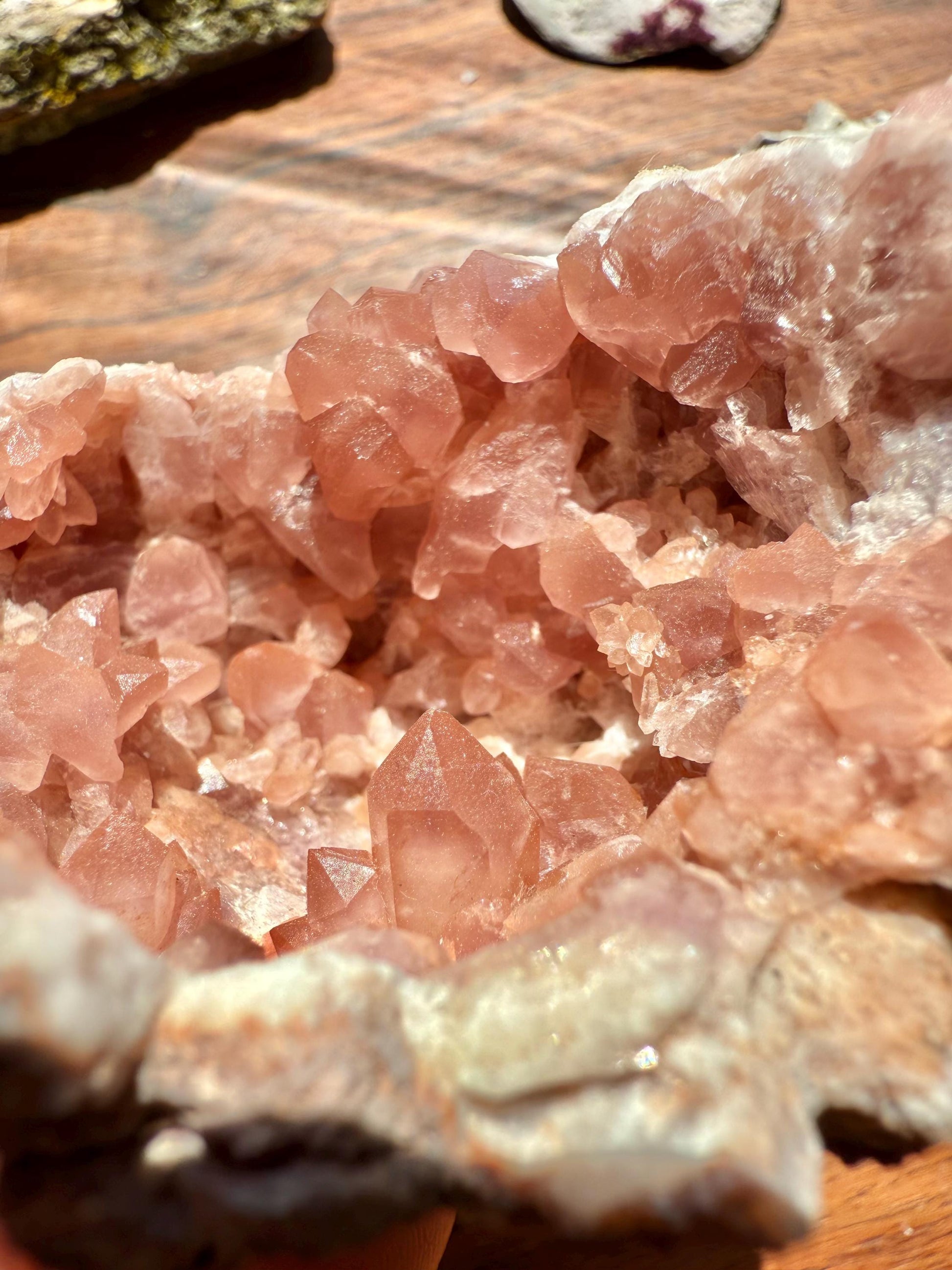 Pink Amethyst Cluster || Pink Amethyst Geode || Pink Amethyst || Raw Crystal Cluster || Crystal Geode || Pink Crystal || Crystal Lover Gift