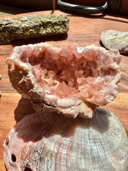 Pink Amethyst Cluster || Pink Amethyst Geode || Pink Amethyst || Raw Crystal Cluster || Crystal Geode || Pink Crystal || Crystal Lover Gift
