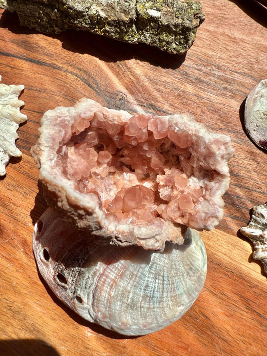 Pink Amethyst Cluster || Pink Amethyst Geode || Pink Amethyst || Raw Crystal Cluster || Crystal Geode || Pink Crystal || Crystal Lover Gift